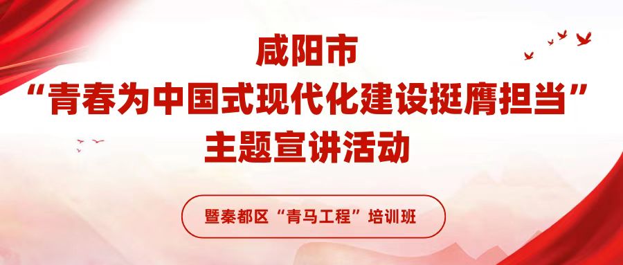 2024年咸陽(yáng)市“青春為中國(guó)式現(xiàn)代化建設(shè)挺膺擔(dān)當(dāng)”主題宣講活動(dòng)暨秦都區(qū)“青馬工程”培訓(xùn)班正式舉辦